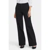 Nydj Teresa Wide Leg Jeans In Black Rinse