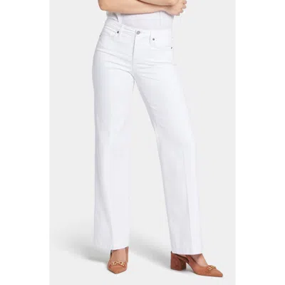 Nydj Teresa Wide Leg Jeans In Optic White