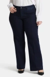Nydj Teresa Wide Leg Trouser Jeans In Dark Enzyme