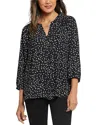 Nydj Pintuck Blouse In Picadia