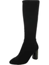 Nydj Tivi Boots Women's Us 7.5 Black Block Heel Almond Toe Knee-high Zpo3443 In Black