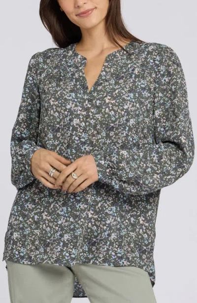 Nydj Trinity Tunic Top In Multi