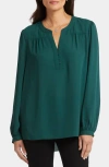 Nydj Trinity Tunic Top In Pine Forest