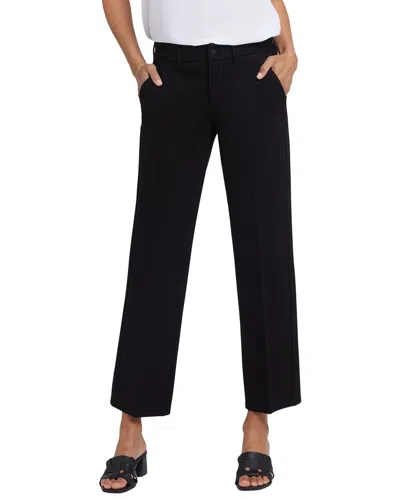 Nydj Trouser Black Straight Leg Jean