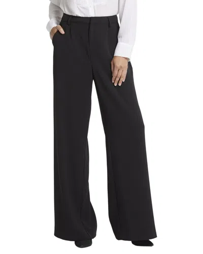 Nydj Trouser Black Wide Leg Jean