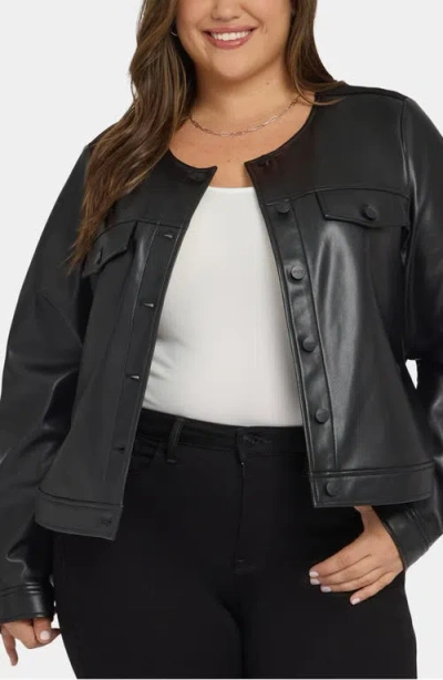Nydj Vanessa Faux Leather In Black
