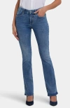 Nydj Waist-match Barbara Bootcut Jeans In Blue