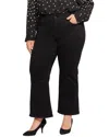 Nydj Waist Match Relaxed Flare Jeans In Black