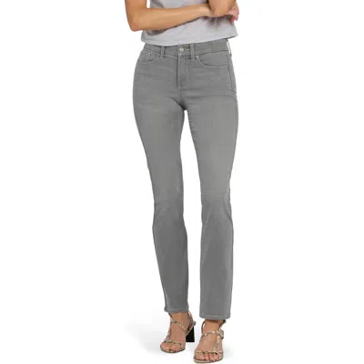 Nydj Waist Match Marilyn Straight Leg Jeans In Gray