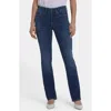 Nydj Waist Match Marilyn Straight Leg Jeans In Blue