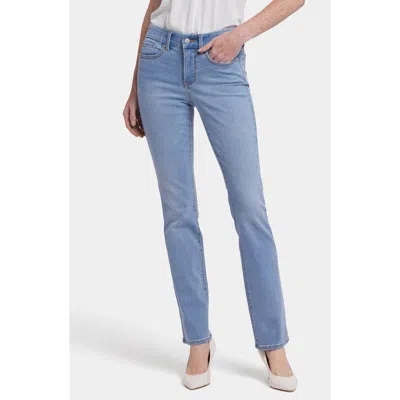 Nydj Waist Match Marilyn Straight Leg Jeans In Santiago Sea