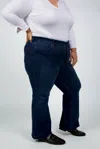 Nydj Waist Match Relaxed Flared Jeans - Plus Size In Underground