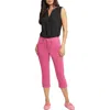 Nydj Waist Match Womens Tummy Slimming Denim Cropped Jeans In Multi