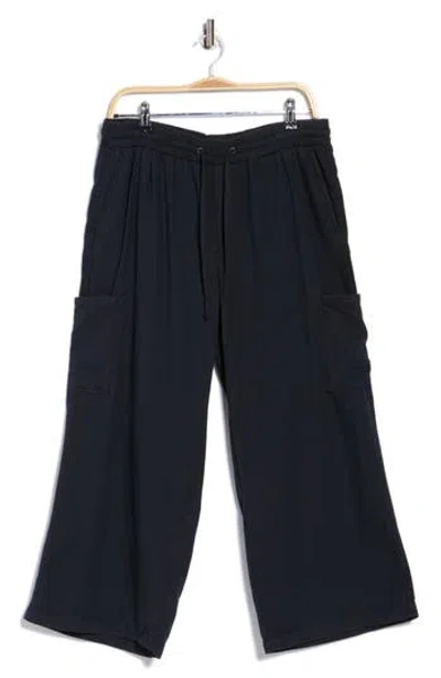 Nydj Whitney High Waist Crop Wide Leg Cargo Pants