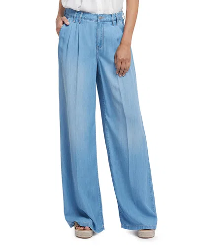 NYDJ WHITNEY PLEATED WIDE LEG PANTS