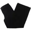 Nydj Whitney Womens Ribbed Corduroy Wide Leg Jeans In Black