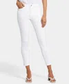 Nydj Petites Marilyn High Rise Ankle Jeans In Optic White In Optic White