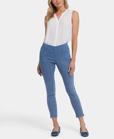 Nydj Women's Ami Skinny Ankle Pull-on Jeans In White