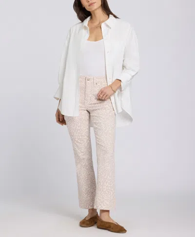 Nydj Women's Billie Mini Bootcut Ankle Jeans In White