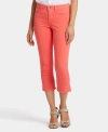 Nydj Chloe Side Slit Crop Jeans In Fruit Punch