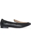 Nydj Douglas Womens Woven Loafers In Black
