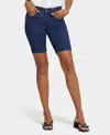 Nydj Ella Side Slit Denim Shorts In Arise