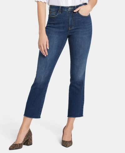 Nydj Women's High Rise Billie Mini Bootcut Jeans In Olympus