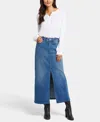 Nydj Petite High Rise Long Skirt