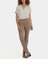 Nydj Women's High Rise Marilyn Straight Jeans In Brown