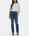 Nydj Women's High Rise Marilyn Straight Jeans In Blue