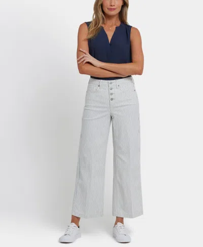 Nydj Women's High Rise Teresa Wide Leg Ankle Jeans In Multi