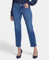 Nydj Women's Marilyn Ankle Frayed Hems Jeans In Multi