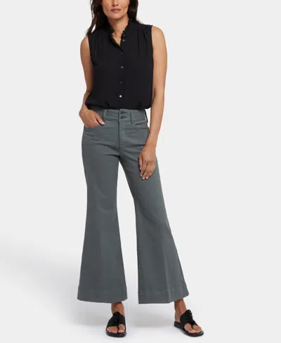 Nydj Women's Mia Palazzo Ankle Jeans In Green
