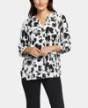 Nydj Pintuck Blouse In Campanil