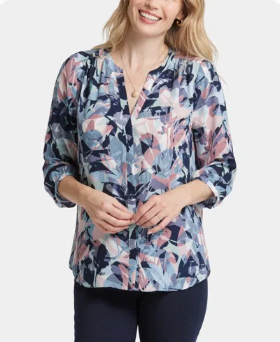 NYDJ WOMEN'S PINTUCK BLOUSE TOP
