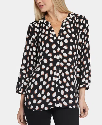 NYDJ WOMEN'S PINTUCK BLOUSE TOP