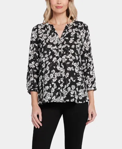 NYDJ WOMEN'S PINTUCK BLOUSE TOP