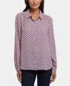 Nydj Modern Blouse In Multi