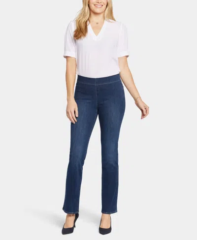 Nydj Women's Pull On Straight Jeans In Wonderland