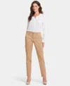 Nydj Sheri Slim Stretch Twill Pants In Sand Dune