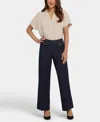 Nydj Women's Teresa Wide Leg Button Flap Jeans In Blue