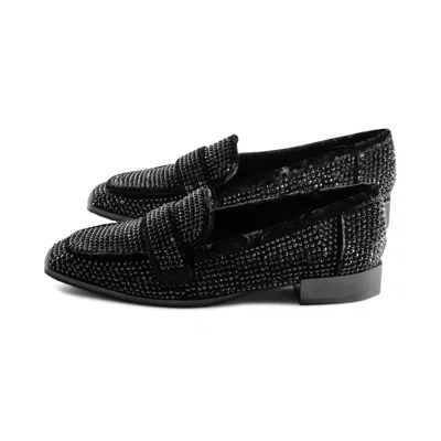 Nydj Women's Tracee Stones Velvet Slip On In Black