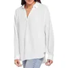Nydj Becky Recycled Polyester Georgette Blouse In White