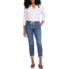 Nydj Womens Cuffed Denim Jogger Jeans In Multi