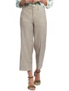 Nydj Wide Leg Cropped Pants In Multi