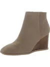 NYDJ WOMENS LEATHER ANKLE BOOTIES
