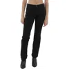 Nydj Womens Mid Rise Stretch Bootcut Jeans In Black