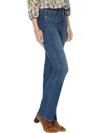 Nydj Womens Mid-rise Stretch Bootcut Jeans In Multi