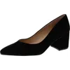 Nydj Solimar Block Heel Pointed Toe Pump In Black