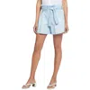 Nydj High Rise Paperbag Waist Shorts In Oceanfront In Multi